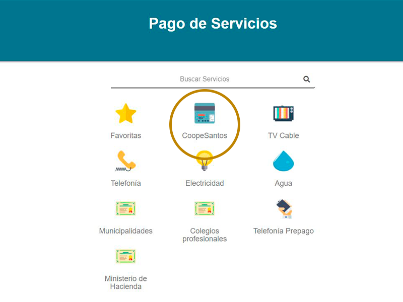 pago de servicios coopesantos en app csm