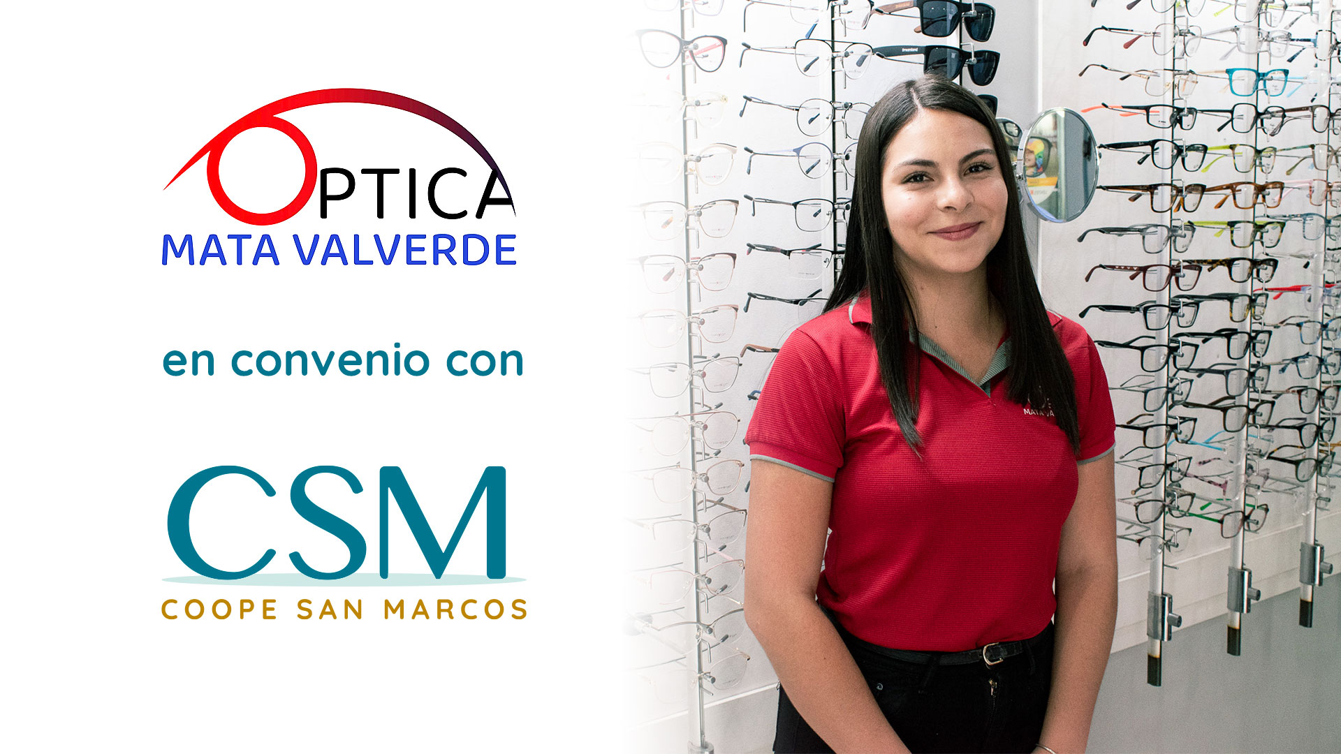 Convenio con Óptica Mata Valverde